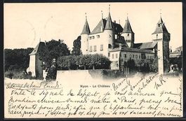 AK Nyon, Le Château, 1902