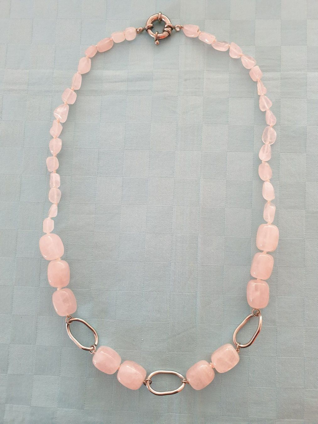 Catenine: Schmuck Halskette Kette Rosenquarz – Usato da Mörschwil venduto da spirspi 5