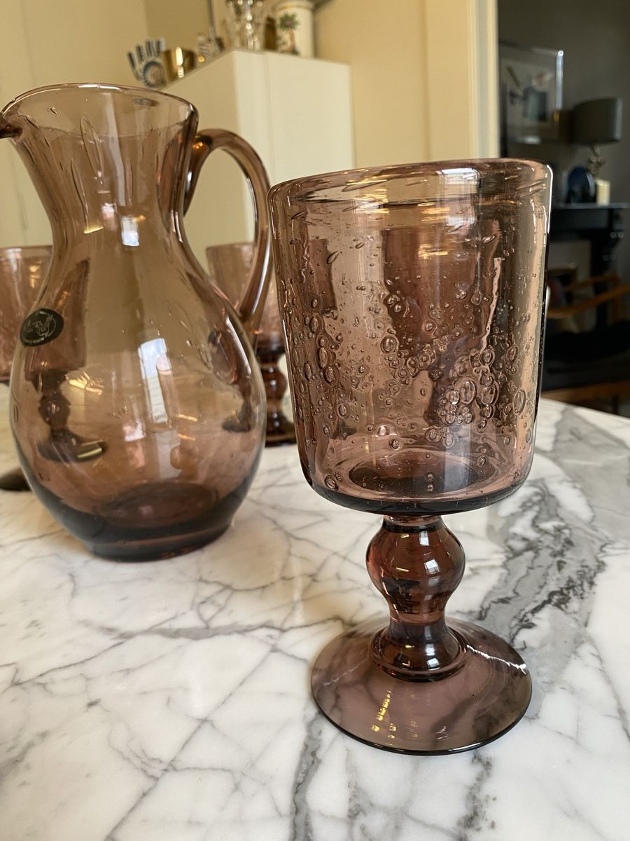 Gläser: Ensemble BIOT  - Pichet et 6 verres – Neu (gemäss Beschreibung) aus Genève von Oscar-111 6
