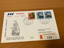 Swissair Einschreiben