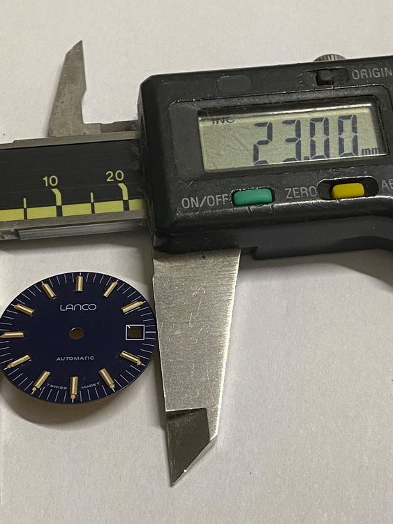 Horlogerie Cadran Lanco - Doré - Fabrication Suisse - Occasion
