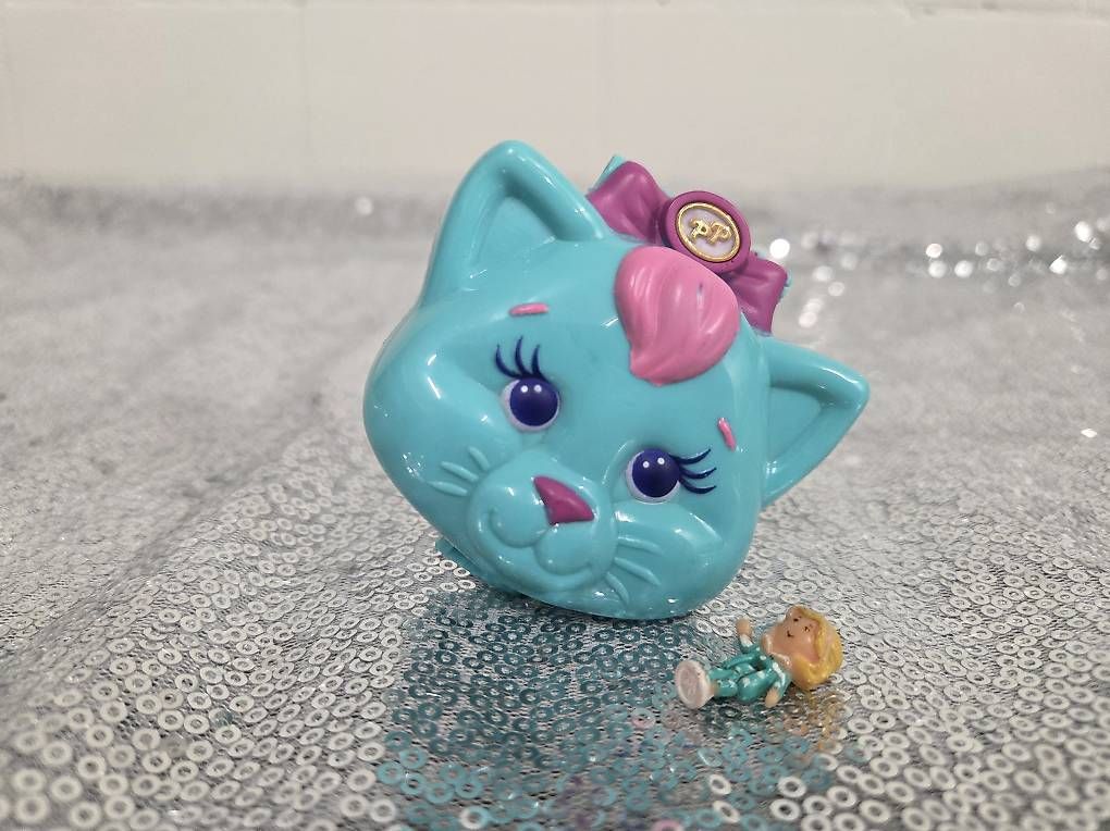 Polly Pocket Carillon: Polly Pocket Cuddly Kitten Pet Parade 1993 – Usato da Uznach venduto da ssmiy