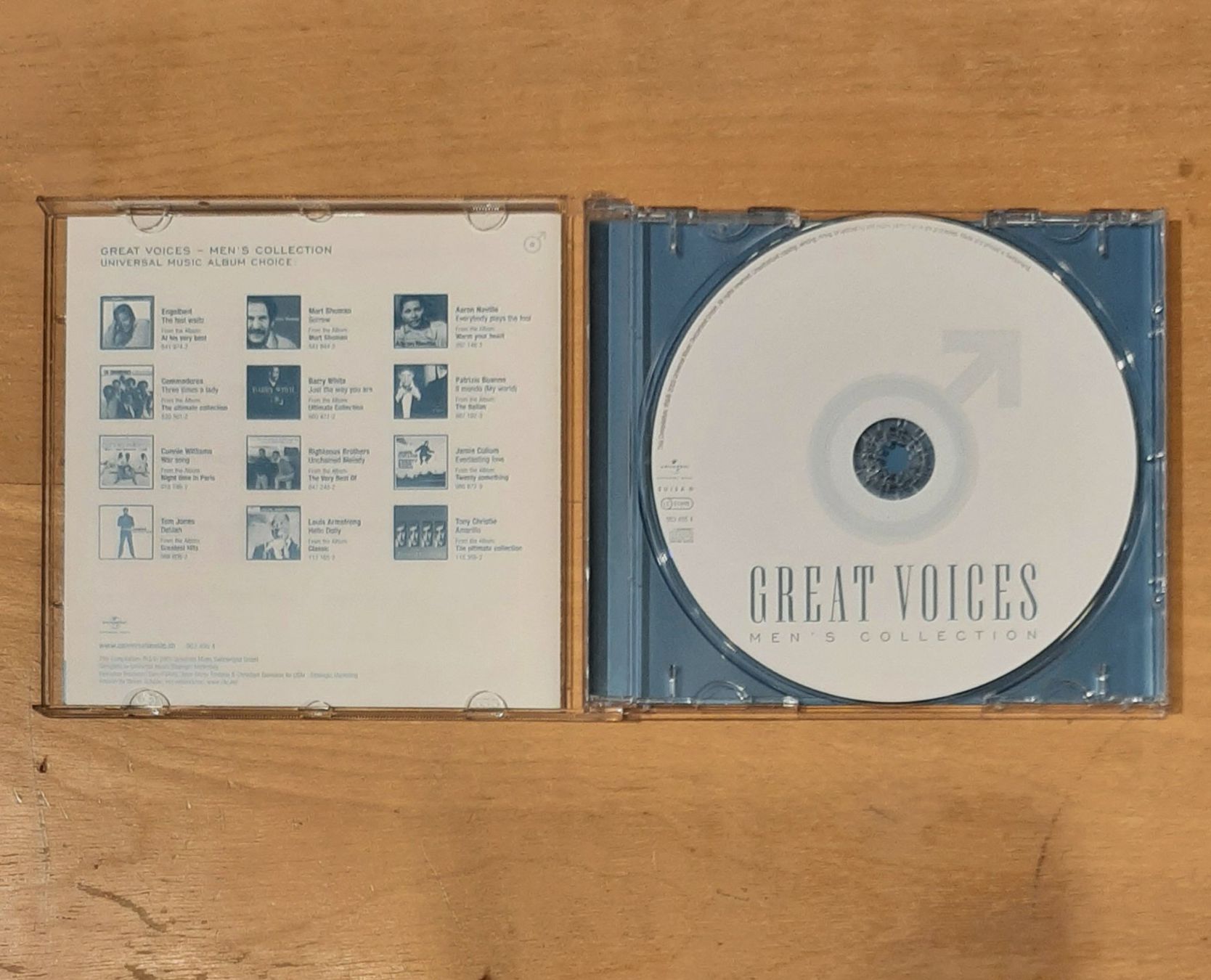 CDs: Great Voices - Men's Collection, Pop & Rock Compilation 2005 – Gebraucht aus Schönenberg TG von Gregordini 2