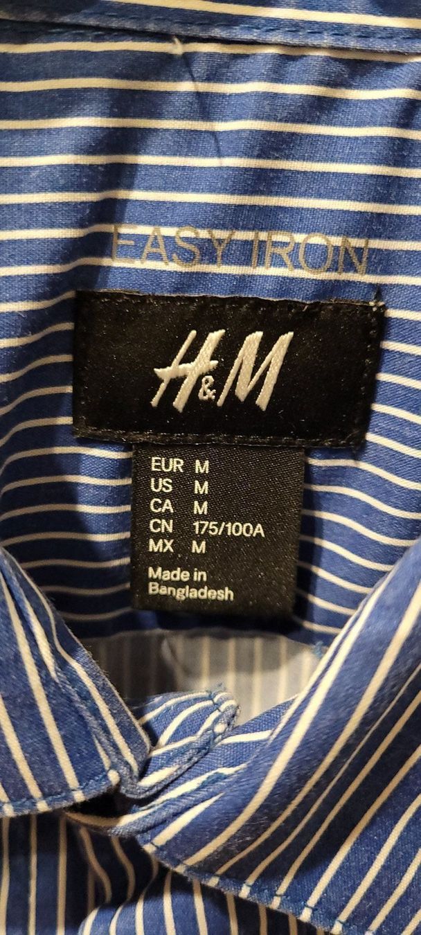 H&M Hemden: H&M Hemd Blau/Weiss Gestreift Grösse M – Gebraucht aus Adlikon b.Regensdf von ChriZ86 1