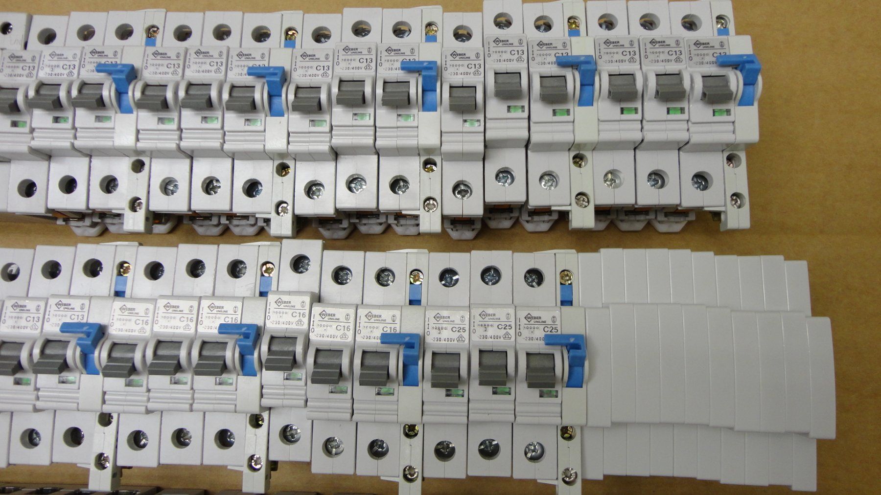 Alimentazione elettrica: FI/LS WEBER UNILINE Leitungsschutzschalter – Usato da Emmen venduto da Dora024 3