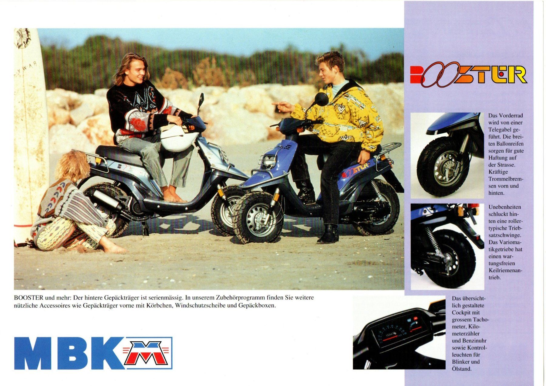 MBK Scooter: MBK Booster / Active 125 - Originalprospekt – Usato da Malans GR venduto da Chueche427 1