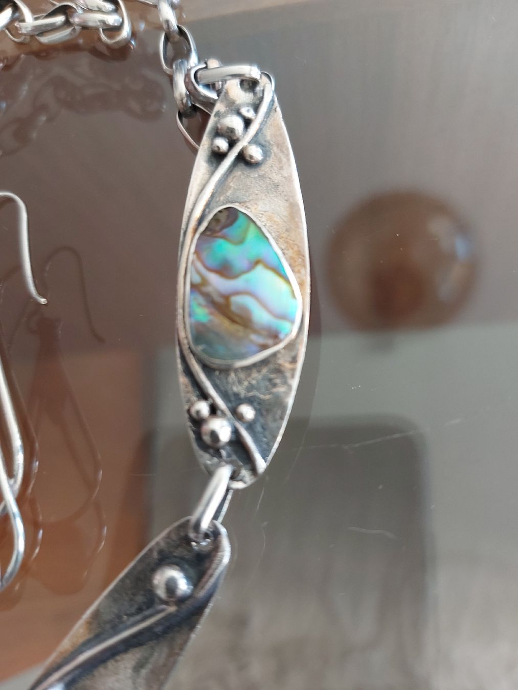 Altri gioielli: Collier und Ohrringe Silber 925 mit Abalone-Perlmutt-Einlage – Nuovo (secondo la descrizione) da Ostermundigen venduto da son_vd9k 3