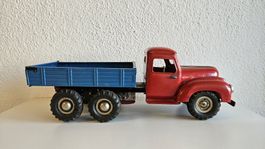 Vintage Blech-LKW mit Uhrwerk und Kippfunktion – West German