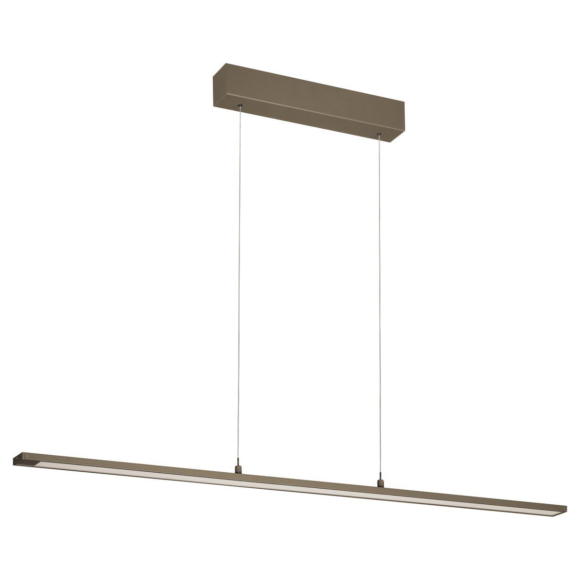 Lampadari & plafoniere: LED Pendelleuchte, Greige, 120 cm x 6 cm – Nuovo (secondo la descrizione) da Kreuzlingen venduto da Smart-Light 4