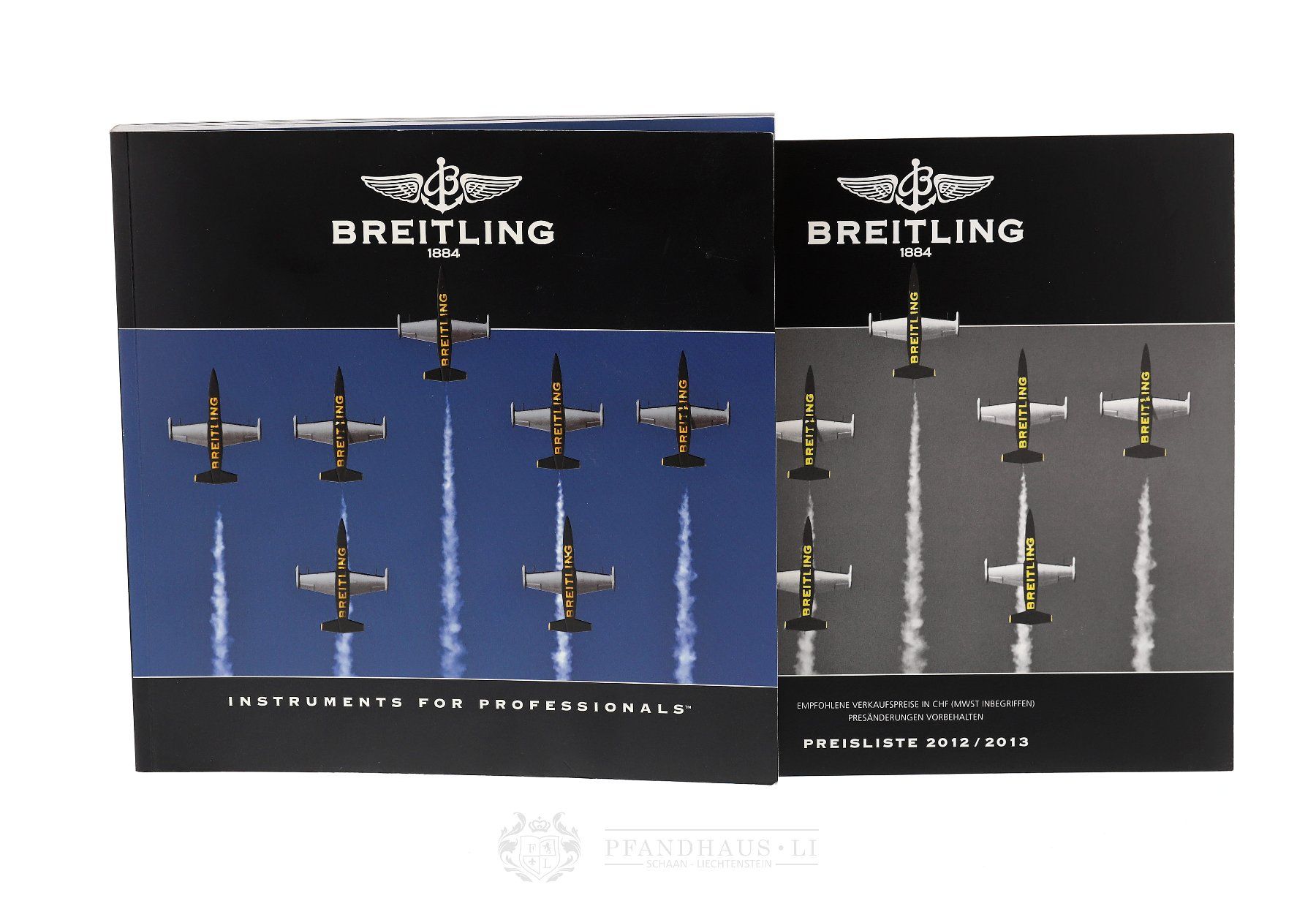 Breitling Documents: KONVOLUT BREITLING PROSPEKTE MIT PREISLISTEN 2012 2013 2014 – D'occasion à Schaan par Pfandhaus-LI 3