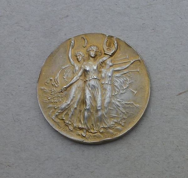 Medaglie: Silber Medaille ++ Fribourg 1906 – Usato da Walkringen venduto da Casablanca777 1