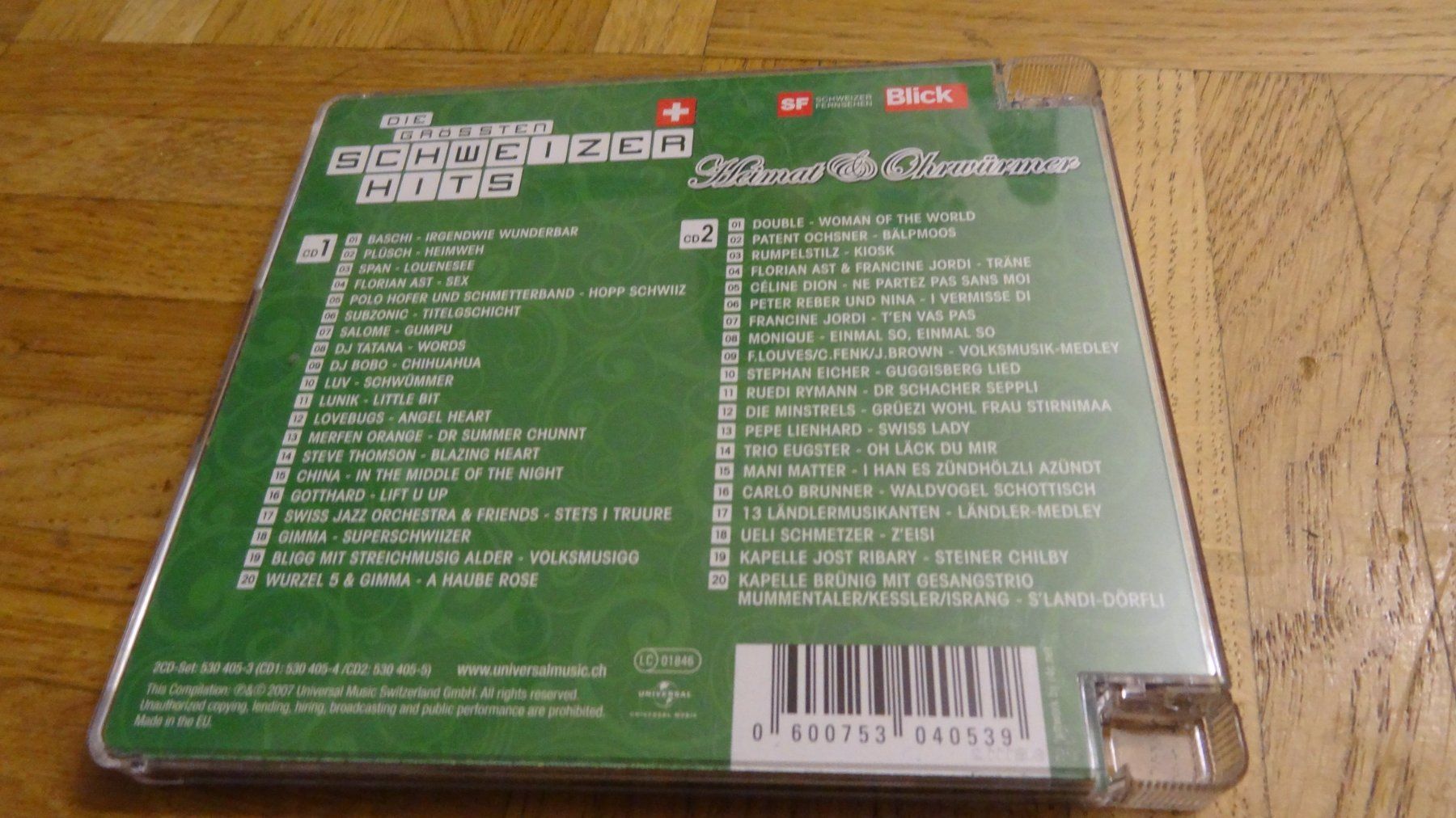 CD: Die grössten Schweizer Hits - Heimat & Ohrwürmer CD – Usato da Olten venduto da Disc-Ausverkauf 1
