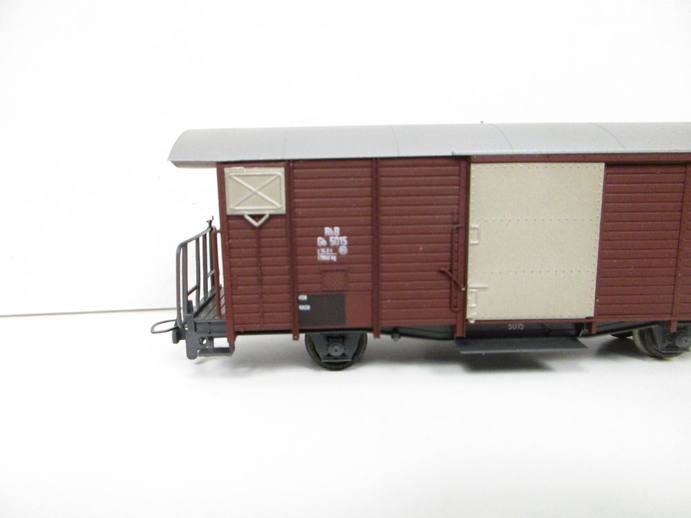 Lot De Wagons Marchandises Bemo H0m Pour Réseau H0m/H0e, Comme Neuf, Voie étroite