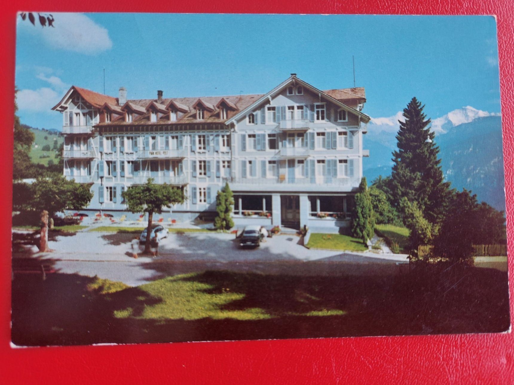 Cartoline postali: Parkhotel Post Beatenberg 1963 – Usato da St-Légier-Chiésaz venduto da Theo006
