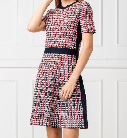 Cooles Tommy Hilfiger Kleid, blau/rot, Gr. XL eher L  ✨👗