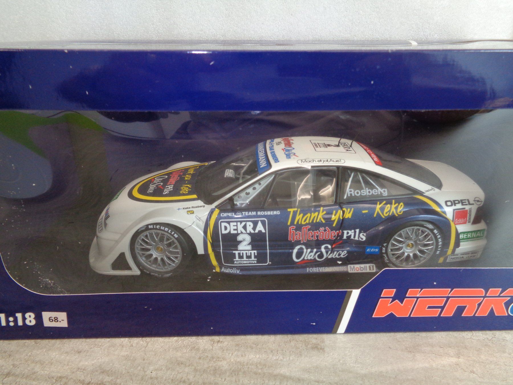 Opel Modellautos: WERK83 1:18 Opel Calibra V6 DTM – Neu und originalverpackt aus Reconvilier von rallycar
