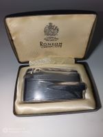 Ronson Varaflame Feuerzeug mit Box Silber guter Zustand
