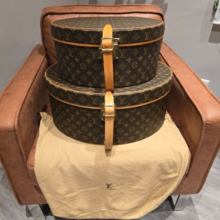 „Louis Vuitton Boîte Chapeau 40 & 50 Hutkoffer Set Neuwertig