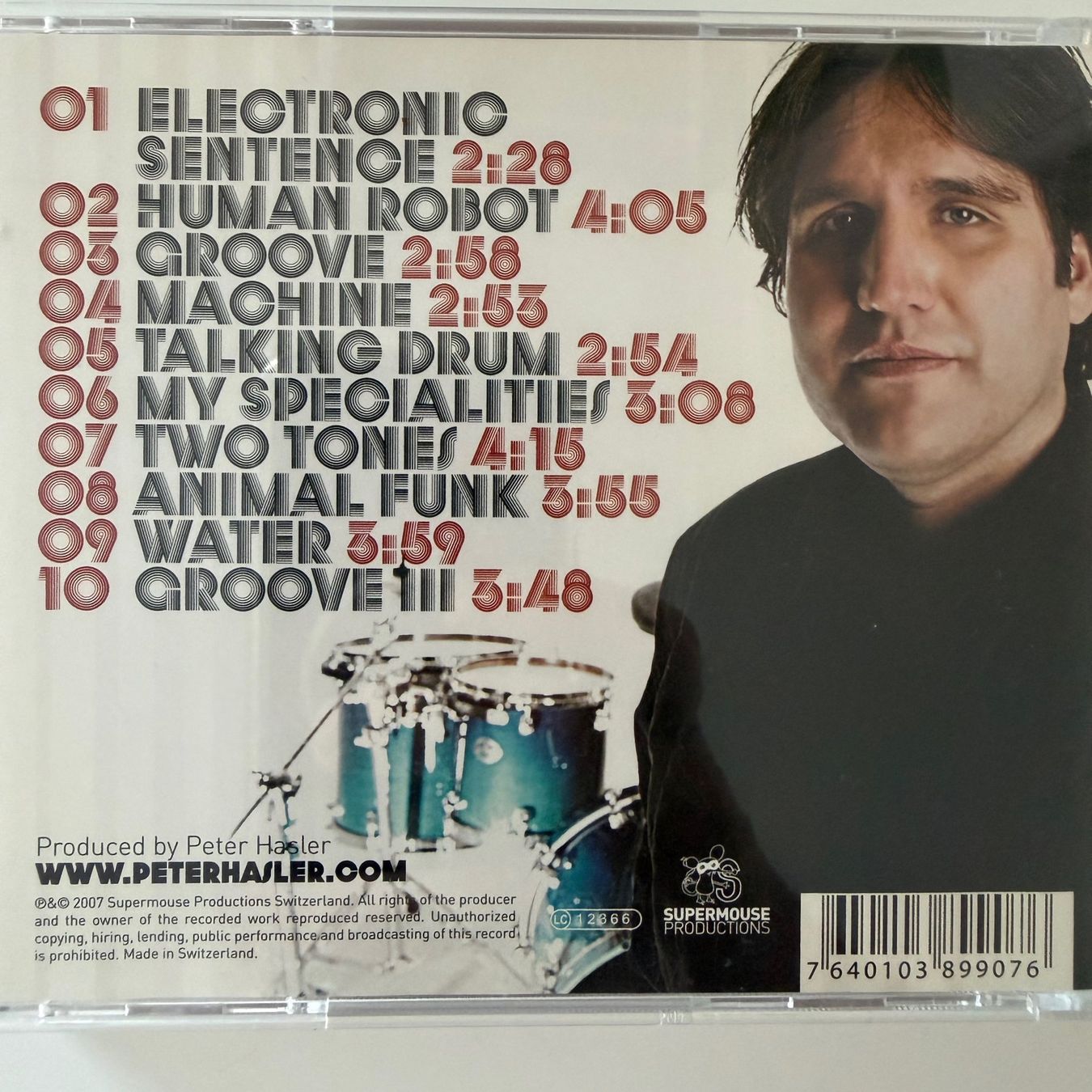 CD: Peter Hasler's Kitchen - Drums Music (CH CD) 2007 – Usato da Zug venduto da Mirare9 4