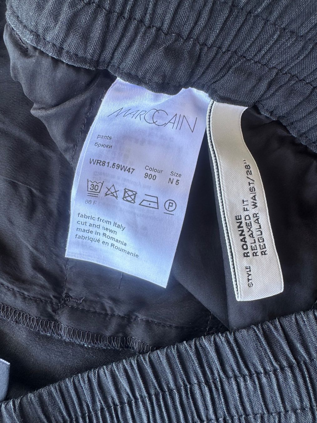Pantaloni: Leichte Sommerhose von Marc Cain, Gr. 42 – Usato da Wollerau venduto da Rentom69 2