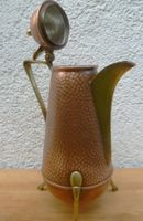 Antike Kaffeekanne Kupfer Messing mit Deckel