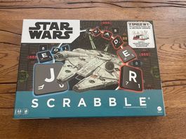 Star Wars Scrabble Brettspiel 2 Spiele in 1 - wie neu !!