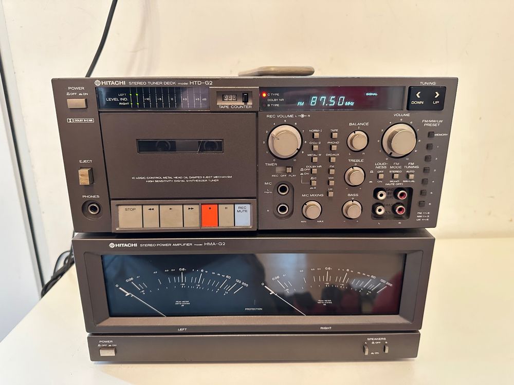 Hitachi HMAG2 Verstärker, HTDG2 Tape Soundsystem Acheter sur Ricardo