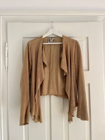 Nigel Preston & Knight Lederjacke S – Lammleder, beige, edel