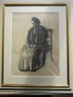 MARTIN LAUTERBURG ORIGINAL KREIDE MIT RAHMEN
