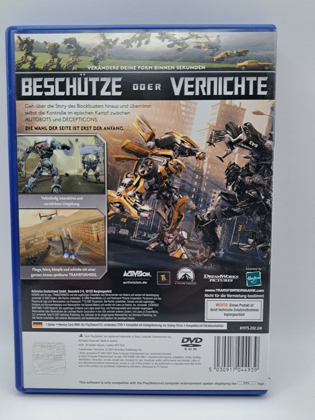 Giochi: Transformers The Game (Playstation 2/PS2) – Usato da Balgach venduto da Wasnwasn 1