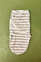 Baby Einschlagdecke gestreift guter Zustand