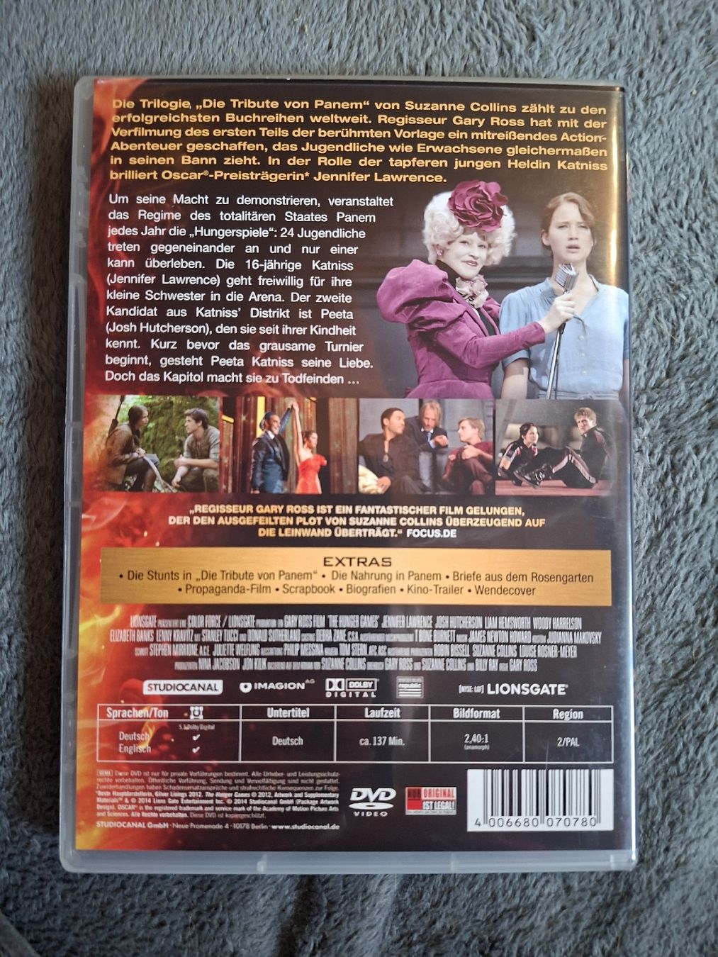 Tutti i DVDs: Hunger Games Trilogie DVD's – Usato da Teufen AR venduto da nad_55nm 1