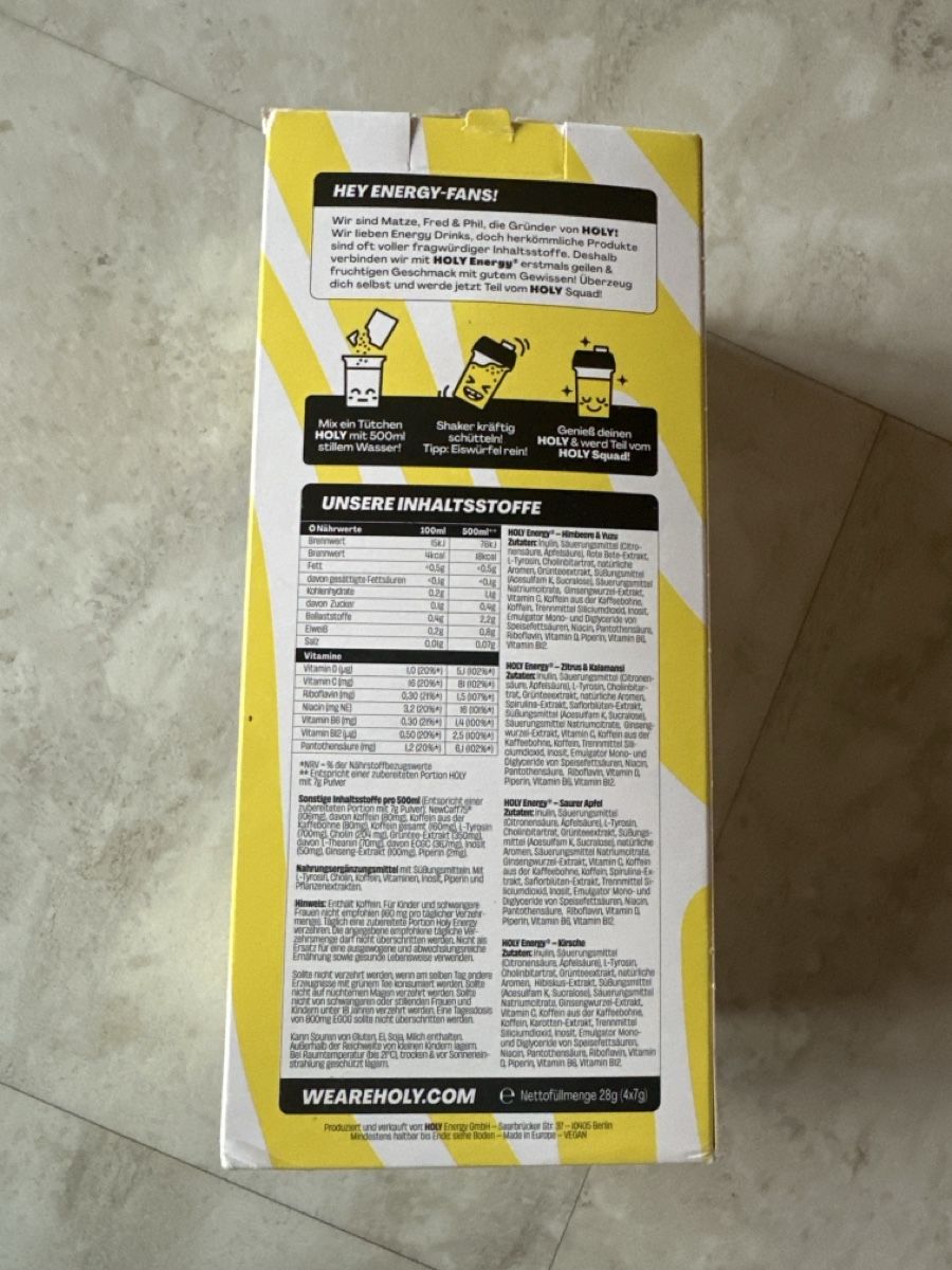 Aliments & Spécialités: Energy Drink – Neuf (Voir description) à Unterwasser par eka_9dvq 1