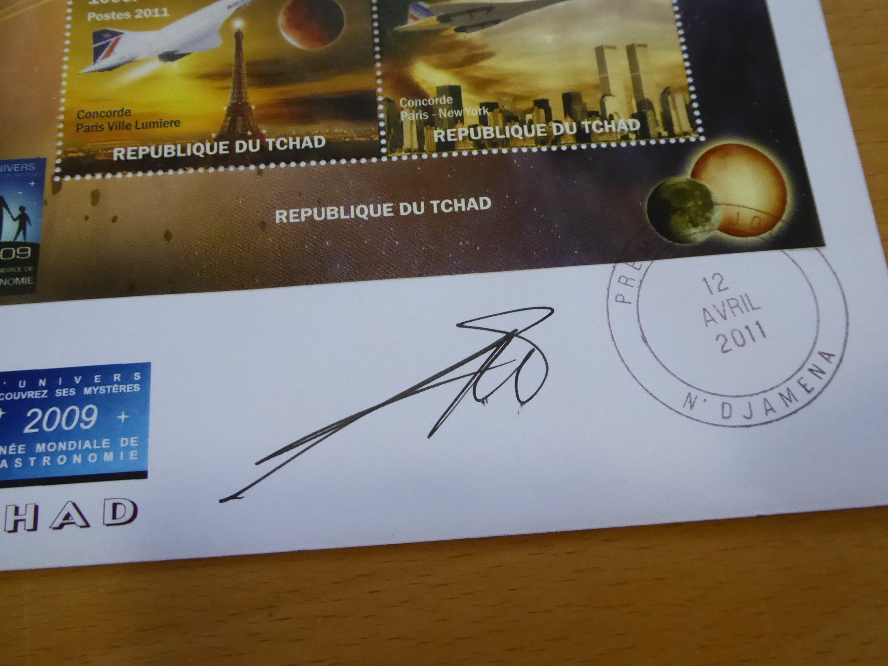 Alle Briefmarken: Concorde Beleg mit Signatur – Gebraucht aus Rothrist von swisstools 1