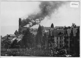 Thalwil - Prot. Kirche - Brand vom 19. Mai 1943