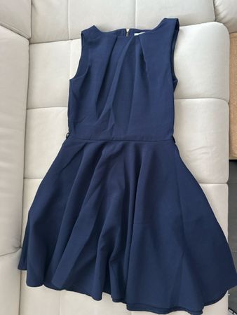 Dunkelblaues Kleid von Closet London, Grösse 36, Top Zustand