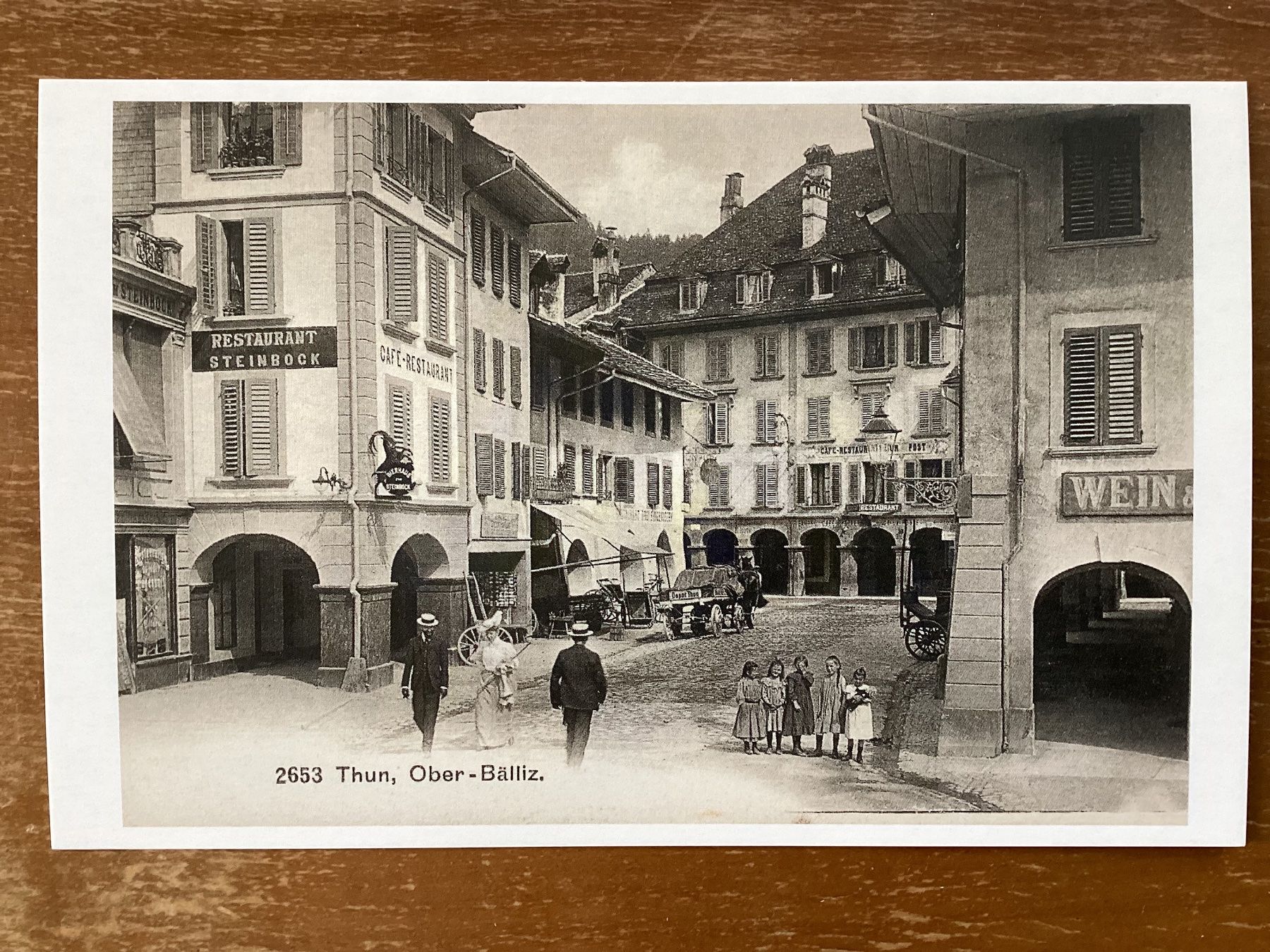 Cartoline postali: AK Thun Ober Bälliz. Reprint – Nuovo (secondo la descrizione) da Zürich venduto da Tolima194