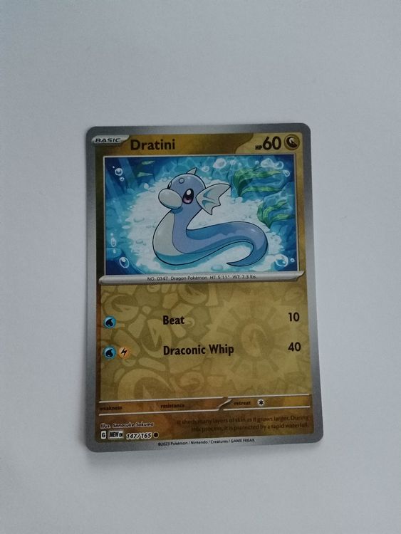 Dratini REVERSE HOLO Pokemon 151 Mew Kaufen auf Ricardo