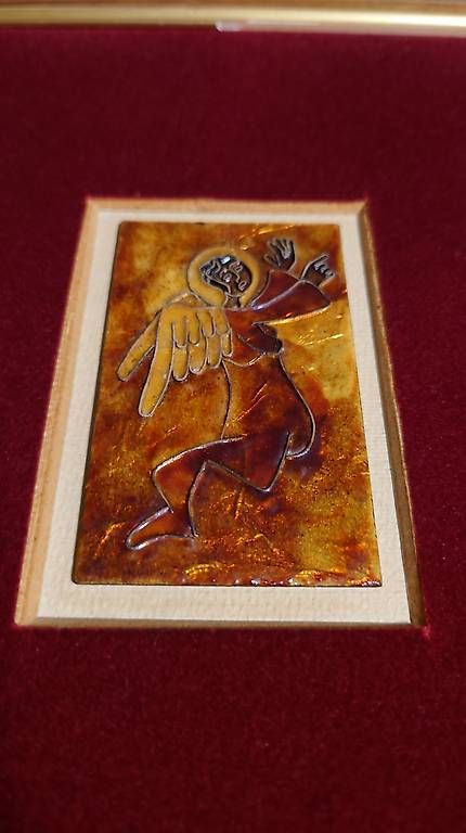 Gemälde: Tableau ange or bordeaux  – Gebraucht aus Lausanne von kit_7j6s 1