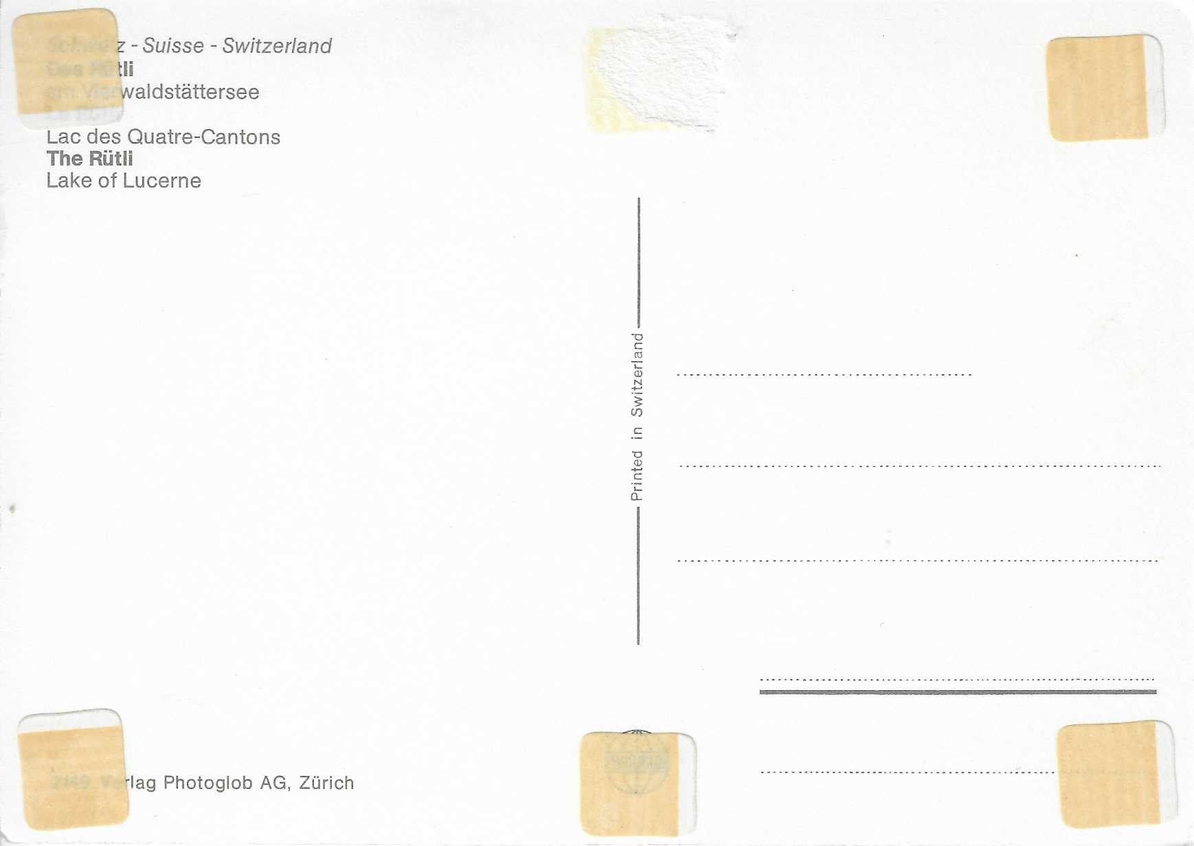 Cartoline postali: Das Rütli UR – Nuovo (secondo la descrizione) da Rothrist venduto da Stranglehold 1