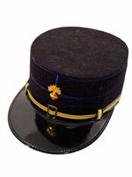 Military Cap dark blue with gold details