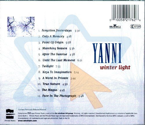 CD: YANNI (CD) Winter Light  NEUWERTIG – Nuovo (secondo la descrizione) da Zürich venduto da Tarafo5 1