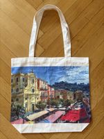 Tote bag sac tissu souvenir Côte d'Azur Sud France été, neuf