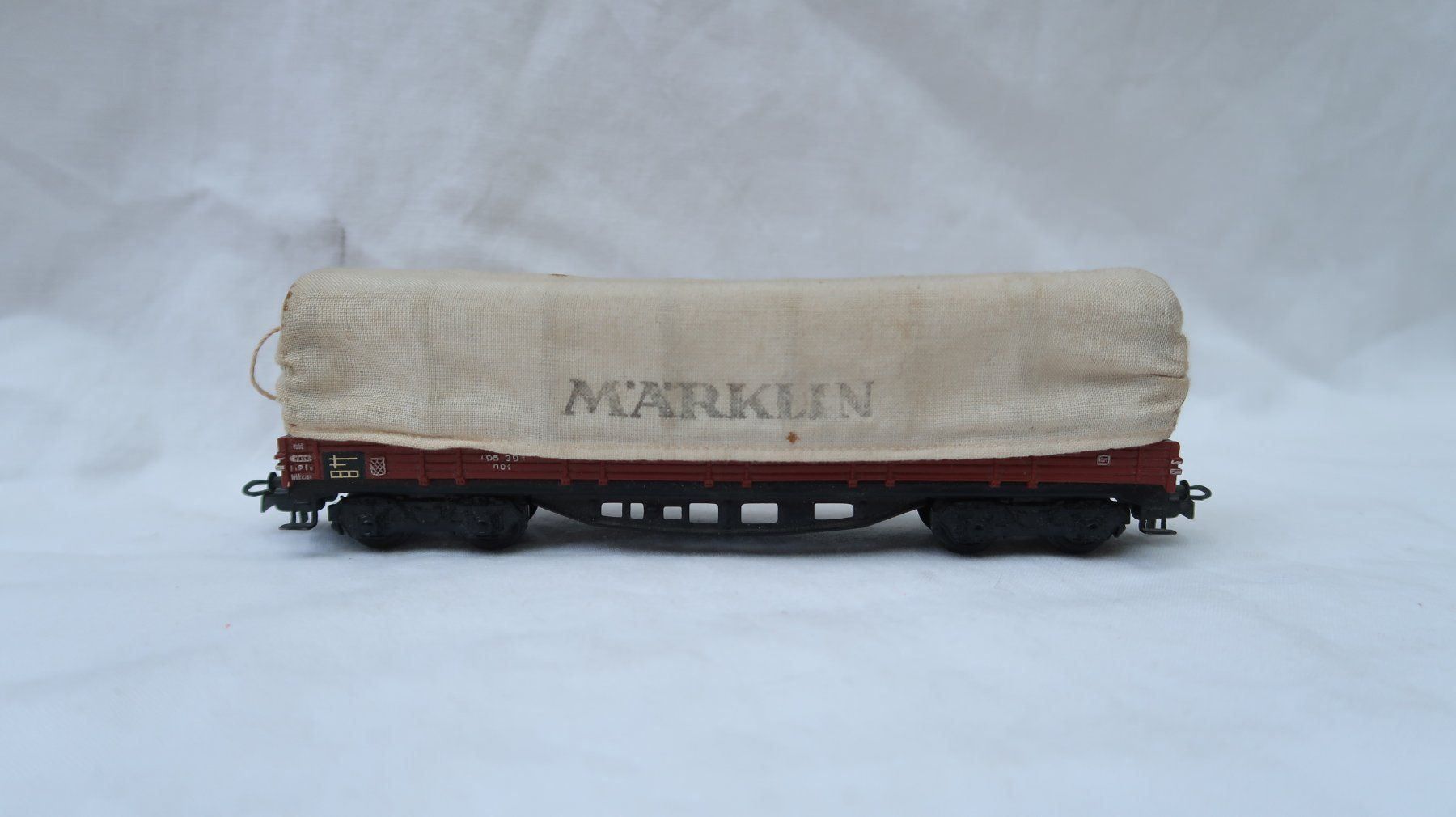 Märklin Modellini di ferrovie: MÄRKLIN Planen-Güterwagen (3) – Usato da Muttenz venduto da Laeckerlihamschter 4