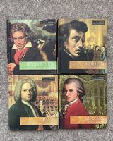 Lot de 4 CD + livrets :Beethoven, Chopin, Bach & Mozart
