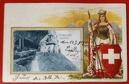 Prägekarte 1902 - Wildkirchli