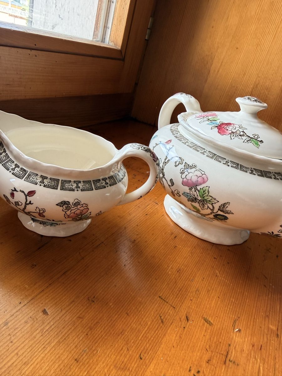 Teiere: Myott Indian Tree Creamer and Teapot Set – Usato da Le Sentier venduto da dar_hb62 8
