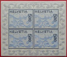 2000, Nr.999, Stickerei-Block postfrisch **, Kat: 150.-+