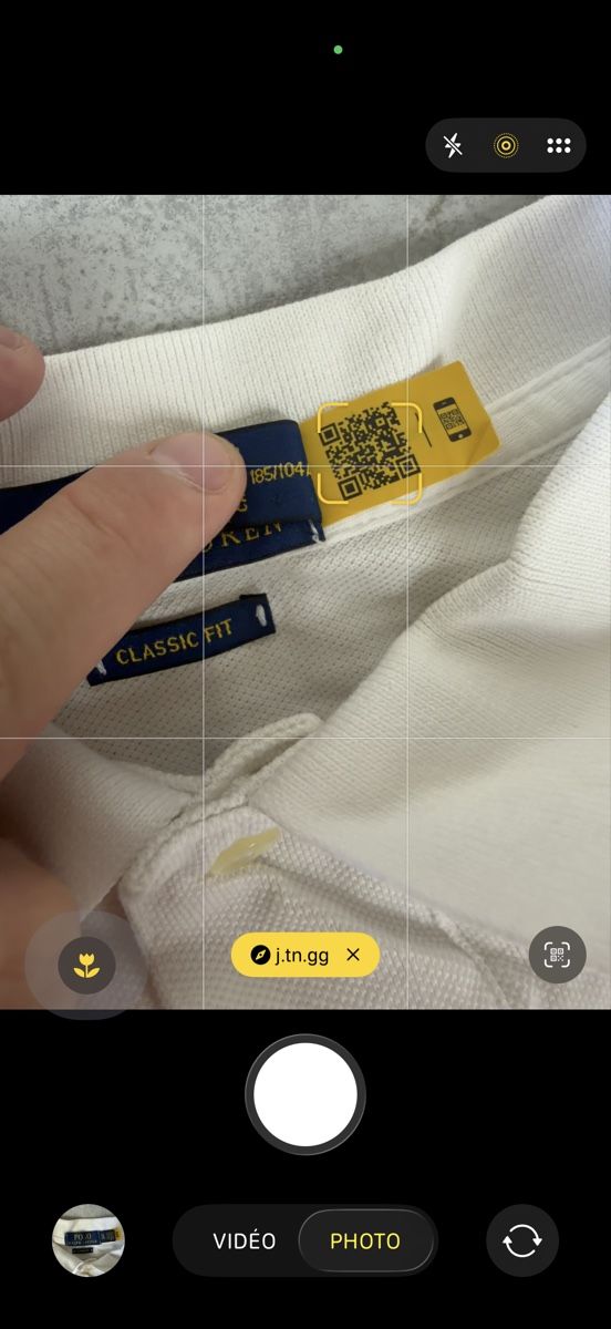 Ralph Lauren Polos: Polo Ralph Lauren blanc Multi logo bleu - XL QR code #25 – Neuf (Voir description) à Hauterive NE par Leo_o 2
