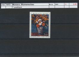 1972 Monaco, "Blumenschau", ** postfrisch